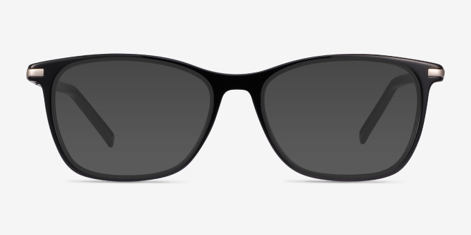 Field Black Acetate, MetalEyeglass Frames from EyeBuyDirect, with Tinted Lenses