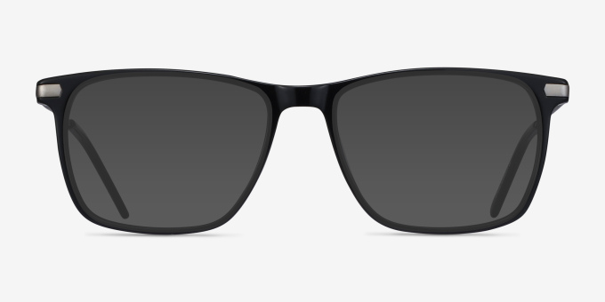 Envision Black Acetate, MetalEyeglass Frames from EyeBuyDirect, with Tinted Lenses