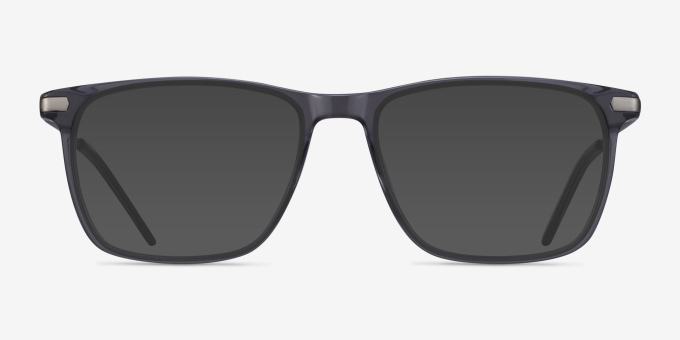 Envision Gray Acetate, MetalEyeglass Frames from EyeBuyDirect, with Tinted Lenses