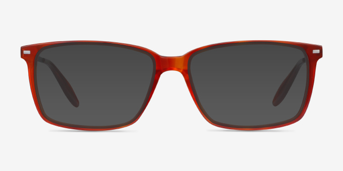 Hayday Blood Orange Acetate, MetalEyeglass Frames from EyeBuyDirect, with Tinted Lenses
