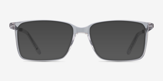 Haptic Clear Acetate, MetalEyeglass Frames from EyeBuyDirect, with Tinted Lenses