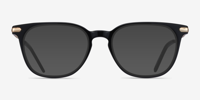 Therefore Black Acetate, MetalEyeglass Frames from EyeBuyDirect, with Tinted Lenses