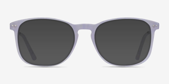 Ratio Purple Striped Acetate, MetalEyeglass Frames from EyeBuyDirect, with Tinted Lenses
