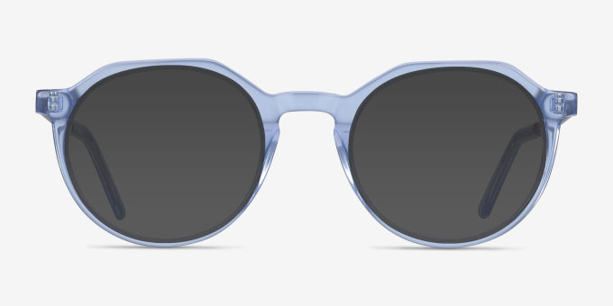 The Cycle Blue Acetate, MetalEyeglass Frames from EyeBuyDirect, with Tinted Lenses