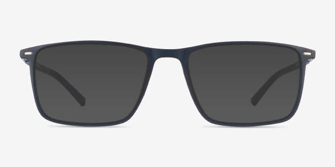 Simon Navy Plastic, MetalEyeglass Frames from EyeBuyDirect, with Tinted Lenses