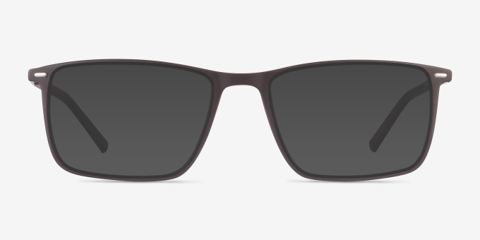 Simon Coffee Plastic, MetalEyeglass Frames from EyeBuyDirect, with Tinted Lenses