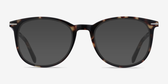 Ninah Tortoise Acetate, MetalEyeglass Frames from EyeBuyDirect, with Tinted Lenses
