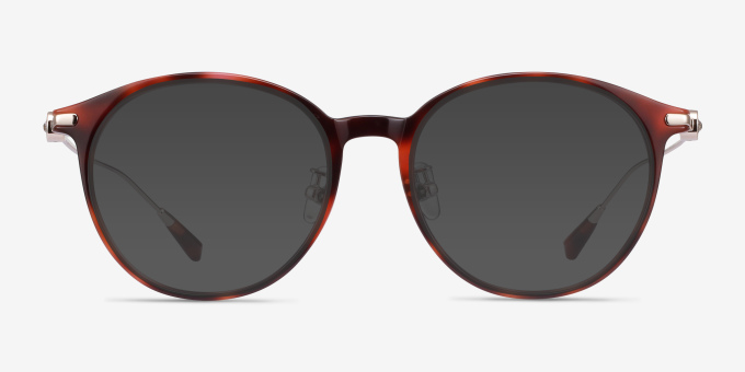 Colette Pink Tortoise AcetateEyeglass Frames from EyeBuyDirect, with Tinted Lenses