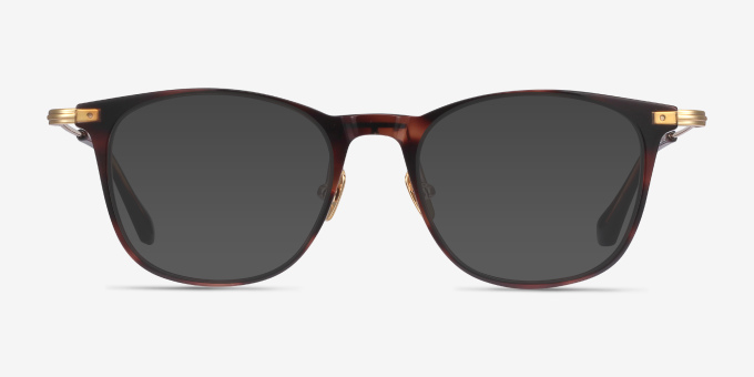 Walker Tortoise Acetate, MetalEyeglass Frames from EyeBuyDirect, with Tinted Lenses