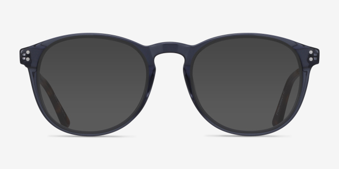 Akio Gray Acetate, MetalEyeglass Frames from EyeBuyDirect, with Tinted Lenses