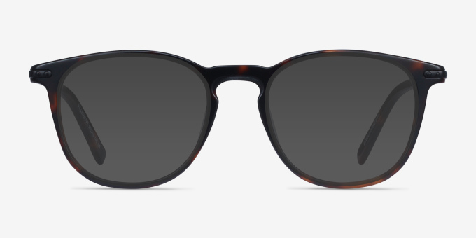 Villeneuve Dark Tortoise Acetate, MetalEyeglass Frames from EyeBuyDirect, with Tinted Lenses
