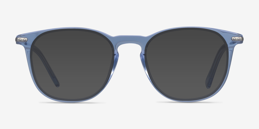 Villeneuve Square Blue Full Rim Eyeglasses | Eyebuydirect