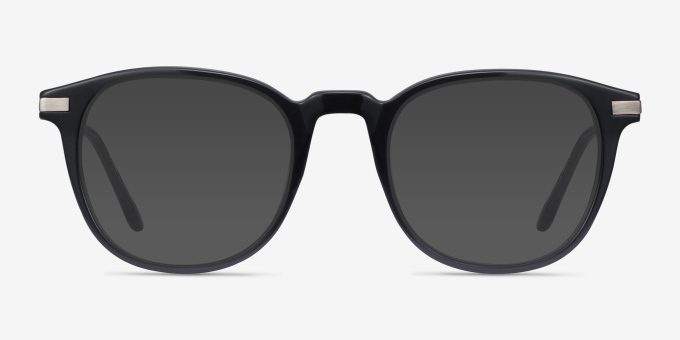 Giverny Square Gray Full Rim Eyeglasses | Eyebuydirect
