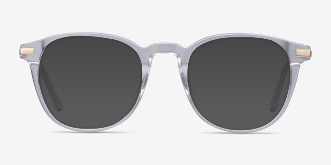 Giverny Clear Acetate, MetalEyeglass Frames from EyeBuyDirect, with Tinted Lenses