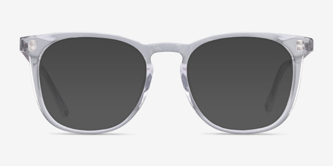 Vibes Clear Acetate, MetalEyeglass Frames from EyeBuyDirect, with Tinted Lenses