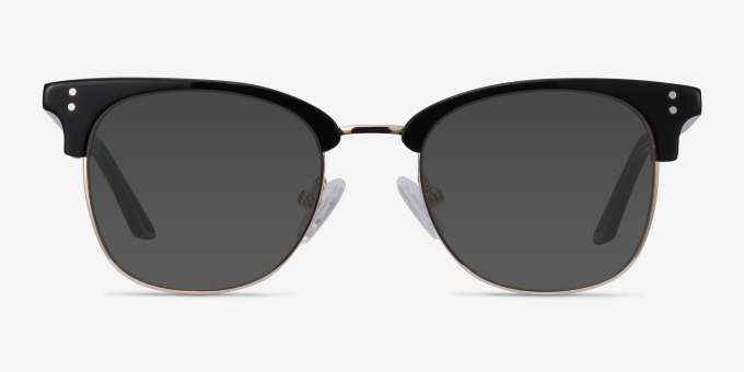 Freestyle Black Acetate, MetalEyeglass Frames from EyeBuyDirect, with Tinted Lenses