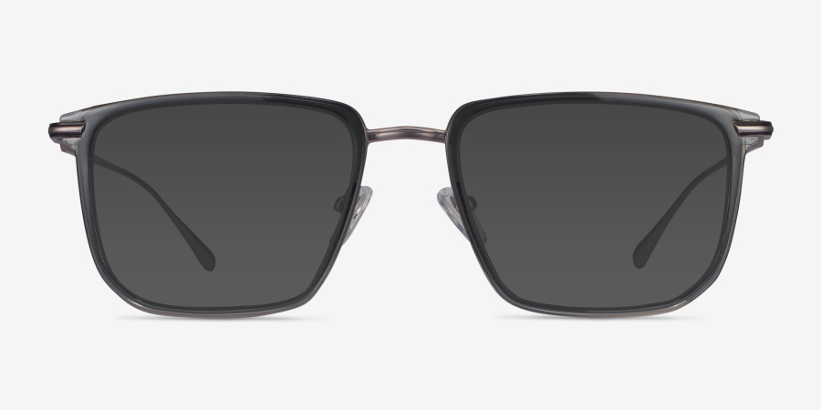 Glimpse Rectangle Gray Glasses For Men Eyebuydirect Glimpse Rectangle Gray Glasses For Men Eyebuydirect