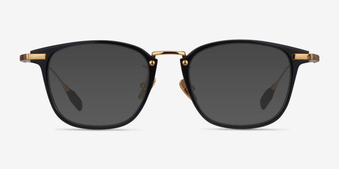 Terra Black Acetate, MetalEyeglass Frames from EyeBuyDirect, with Tinted Lenses