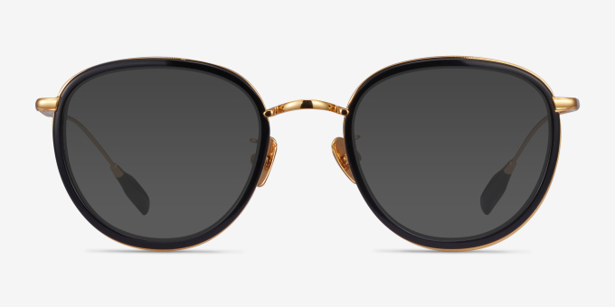 Thrive Black AcetateEyeglass Frames from EyeBuyDirect, with Tinted Lenses