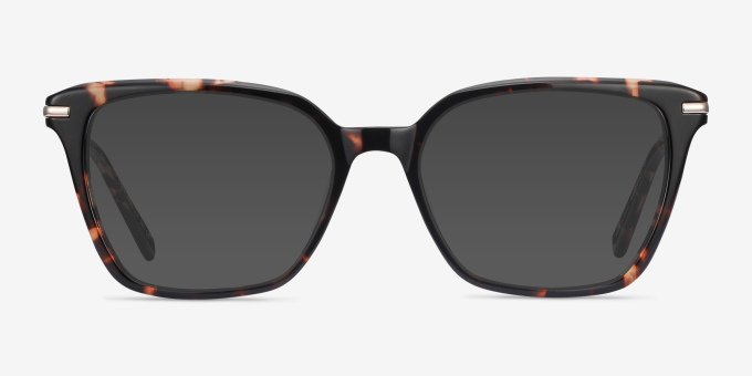 Dearly Tortoise Acetate, MetalEyeglass Frames from EyeBuyDirect, with Tinted Lenses