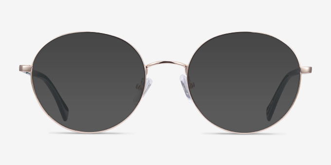 Thea Gold Acetate, MetalEyeglass Frames from EyeBuyDirect, with Tinted Lenses
