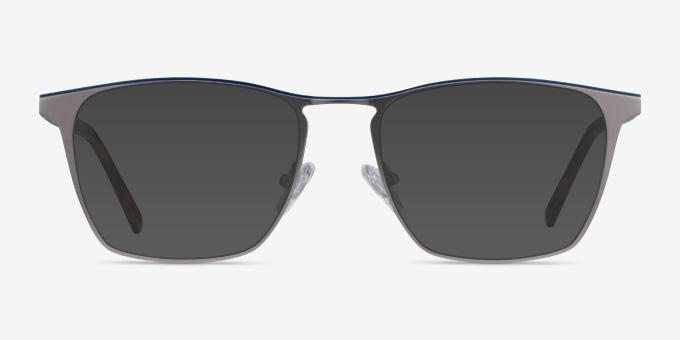 Jacob Gunmetal & Tortoise Acetate, MetalEyeglass Frames from EyeBuyDirect, with Tinted Lenses