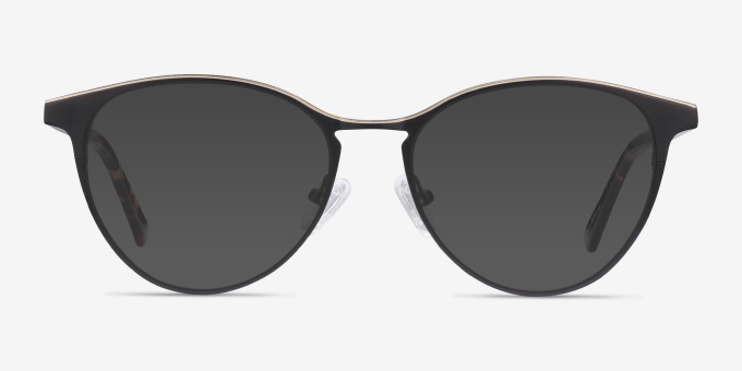 Vestige Black & Tortoise Acetate, MetalEyeglass Frames from EyeBuyDirect, with Tinted Lenses