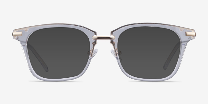 Candela Clear Acetate, MetalEyeglass Frames from EyeBuyDirect, with Tinted Lenses