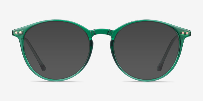 Amity Emerald Green Plastic, MetalEyeglass Frames from EyeBuyDirect, with Tinted Lenses