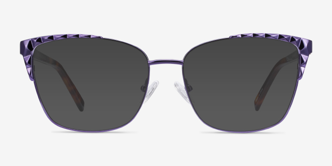 Signora Purple Acetate, MetalEyeglass Frames from EyeBuyDirect, with Tinted Lenses