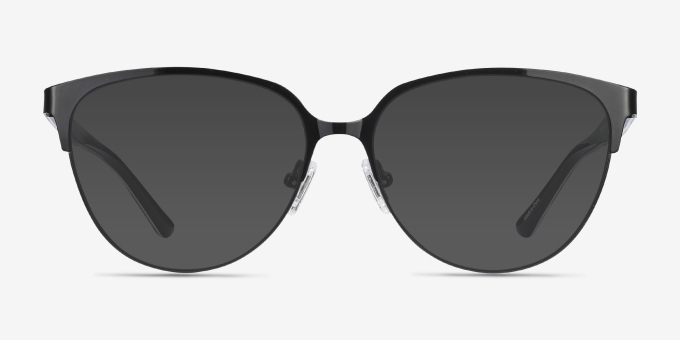 Marigold Black & Leopard Acetate, MetalEyeglass Frames from EyeBuyDirect, with Tinted Lenses