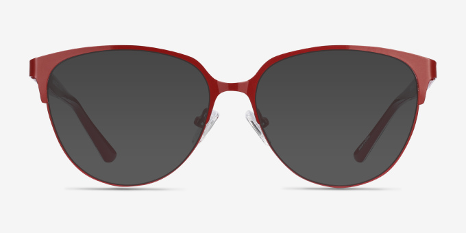 Marigold Red & Leopard Acetate, MetalEyeglass Frames from EyeBuyDirect, with Tinted Lenses