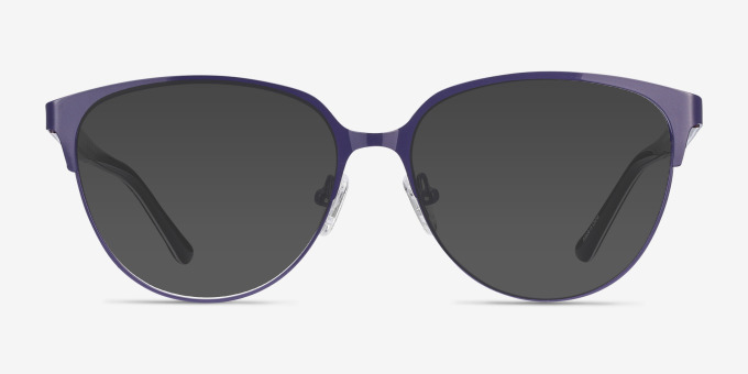 Marigold Purple & Leopard Acetate, MetalEyeglass Frames from EyeBuyDirect, with Tinted Lenses