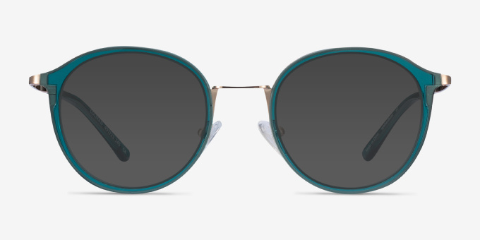 Colman Green Acetate, MetalEyeglass Frames from EyeBuyDirect, with Tinted Lenses