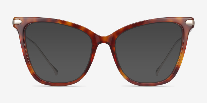 Domy Tortoise Acetate, MetalEyeglass Frames from EyeBuyDirect, with Tinted Lenses