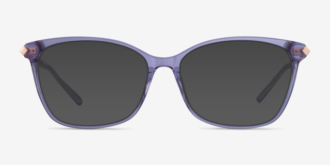 Ashley Purple Acetate, MetalEyeglass Frames from EyeBuyDirect, with Tinted Lenses