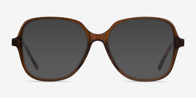 Corey Café Acetate, MetalMontures de lunettes de vue d'EyeBuyDirect, Avec des Verres Teintés
