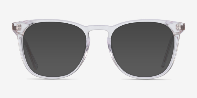 Vinyl Clear AcetateEyeglass Frames from EyeBuyDirect, with Tinted Lenses