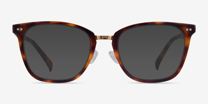 Biblio Tortoise Acetate, MetalEyeglass Frames from EyeBuyDirect, with Tinted Lenses