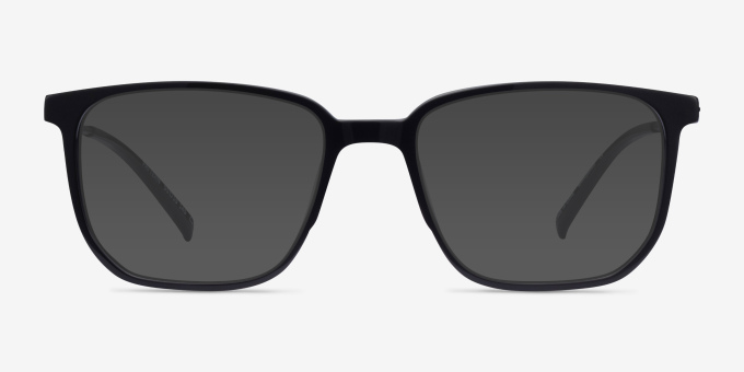 Pattern Black AcetateEyeglass Frames from EyeBuyDirect, with Tinted Lenses