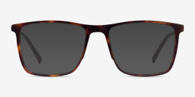 Cooper Écailles Acétate Montures de lunettes de vue d'EyeBuyDirect, with Tinted Lenses