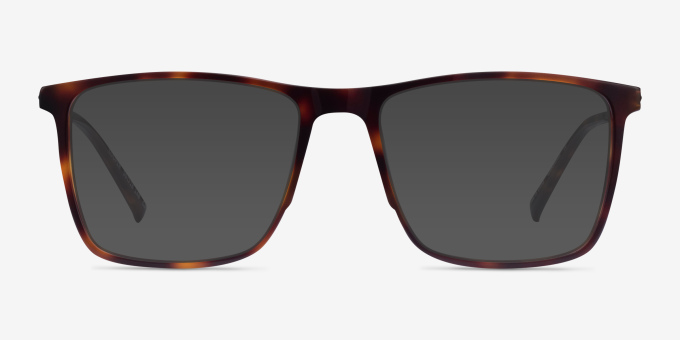 Cooper Tortoise AcetateEyeglass Frames from EyeBuyDirect, with Tinted Lenses