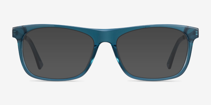 Drop Green Silver AcetateEyeglass Frames from EyeBuyDirect, with Tinted Lenses