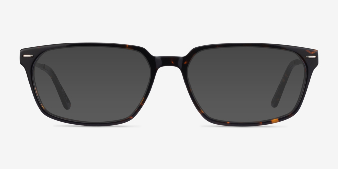 Fusion Tortoise Silver AcetateEyeglass Frames from EyeBuyDirect, with Tinted Lenses