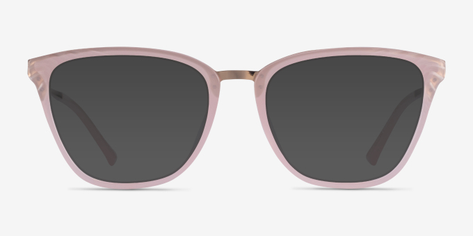 Azur Pink AcetateEyeglass Frames from EyeBuyDirect, with Tinted Lenses