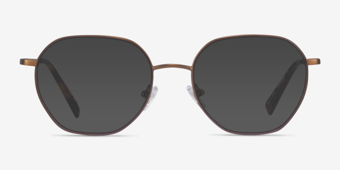 Satsuma Brown Bronze AcetateEyeglass Frames from EyeBuyDirect, with Tinted Lenses