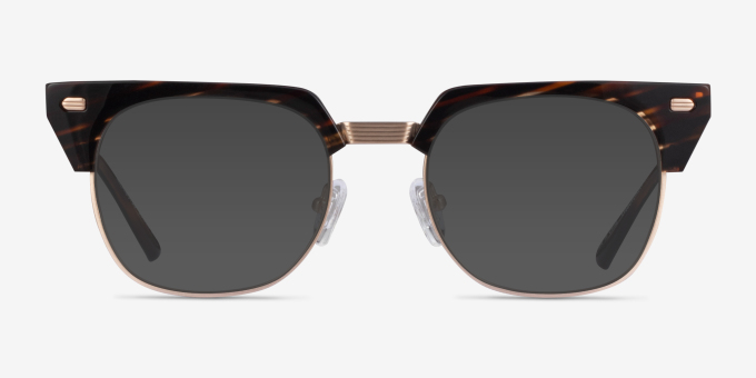 Nichibotsu Tortoise Gold AcetateEyeglass Frames from EyeBuyDirect, with Tinted Lenses