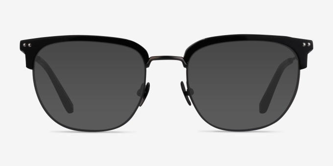 Cloudesley Black Gunmetal AcetateEyeglass Frames from EyeBuyDirect, with Tinted Lenses
