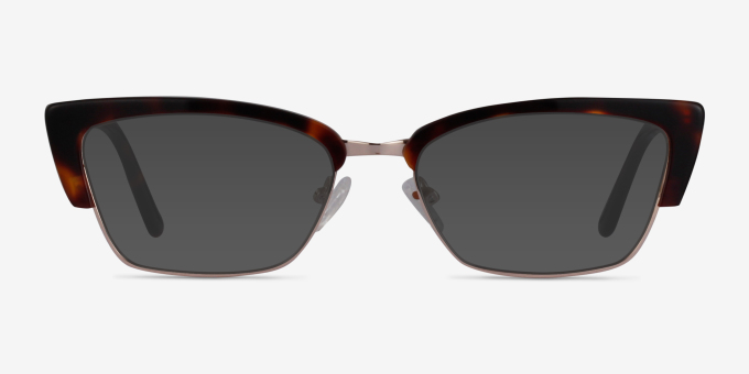 Camley Tortoise Gold AcétateMontures de lunettes de vue d'EyeBuyDirect, Avec des Verres Teintés