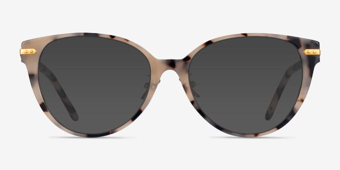 Luca Ivory Tortoise Gold AcetateEyeglass Frames from EyeBuyDirect, with Tinted Lenses